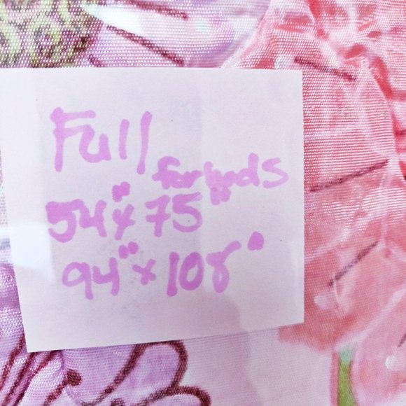 Vintage 1960s Pink MOD Flower Power Bed Spread Com - Picture 13 of 13